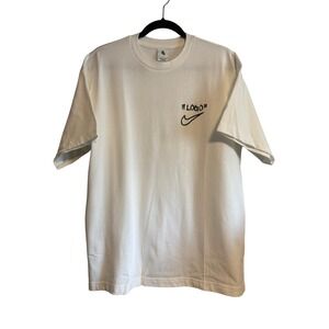 Nike Virgil Abloh The Codes Art Basel Miami Graphic T Shirt White Size M Unisex
